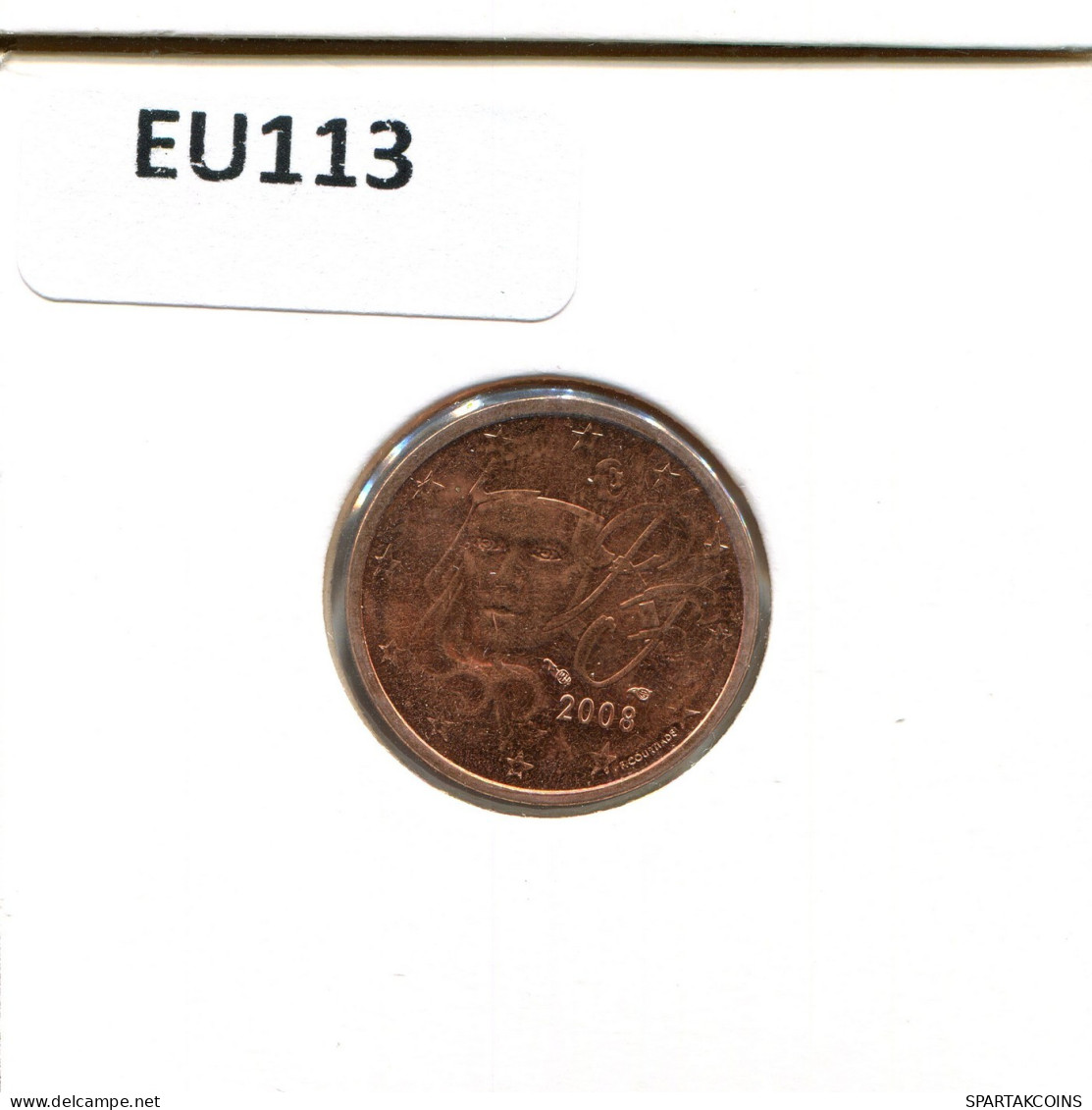 2 EURO CENTS 2008 FRANCE Coin Coin #EU113.U.A - Francia