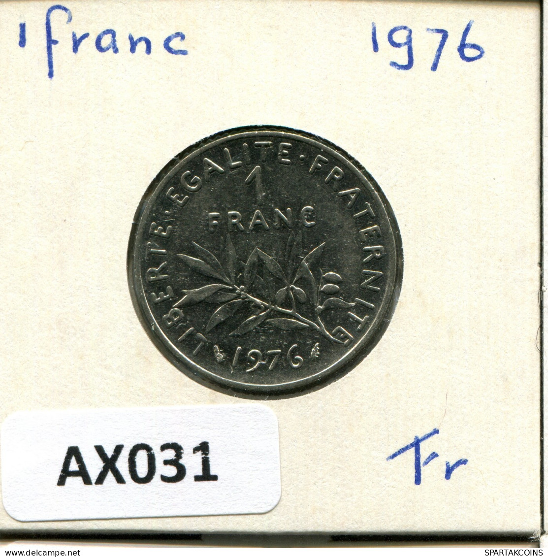 1 FRANC 1976 FRANCE Coin #AX031.U.A - 1 Franc