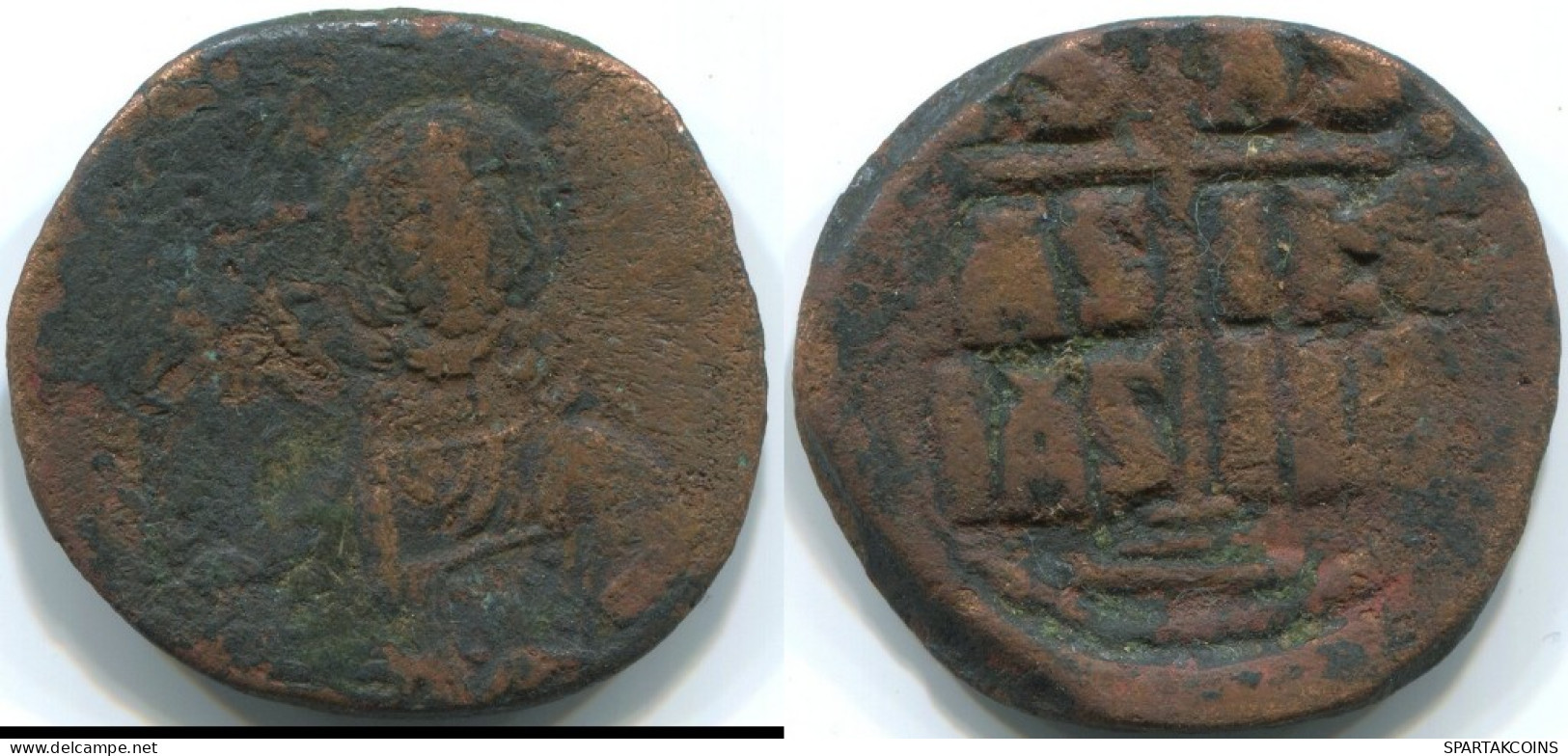 Auténtico Original Antiguo BYZANTINE IMPERIO Moneda 11.3g/29mm #ANT1393.27.E.A - Byzantines