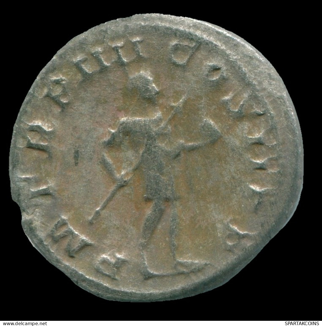GORDIAN III AR ANTONINIANUS ROME Mint AD242 P M TR P V COS II P P #ANC13114.43.F.A - The Military Crisis (235 AD To 284 AD)