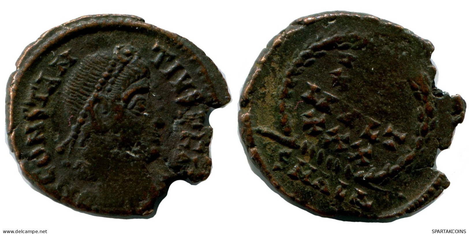 CONSTANTIUS II ALEKSANDRIA FROM THE ROYAL ONTARIO MUSEUM #ANC10251.14.F.A - The Christian Empire (307 AD To 363 AD)