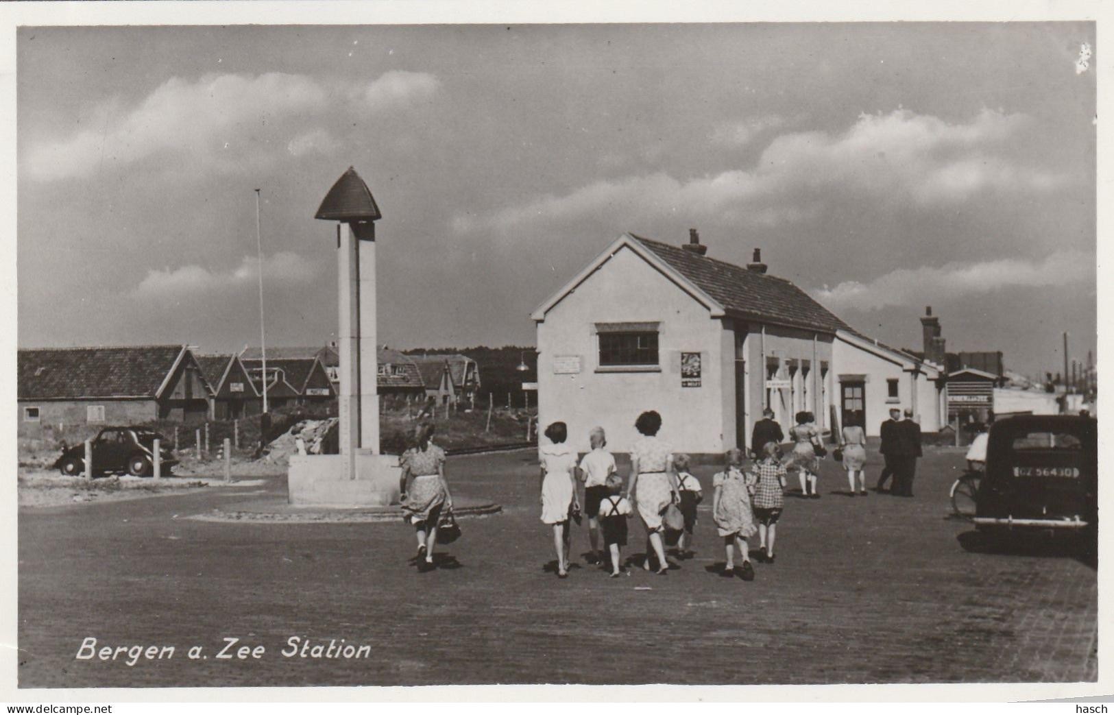 4934 80 Bergen Aan Zee, Station. (Kaart Uit Album)  - Other & Unclassified
