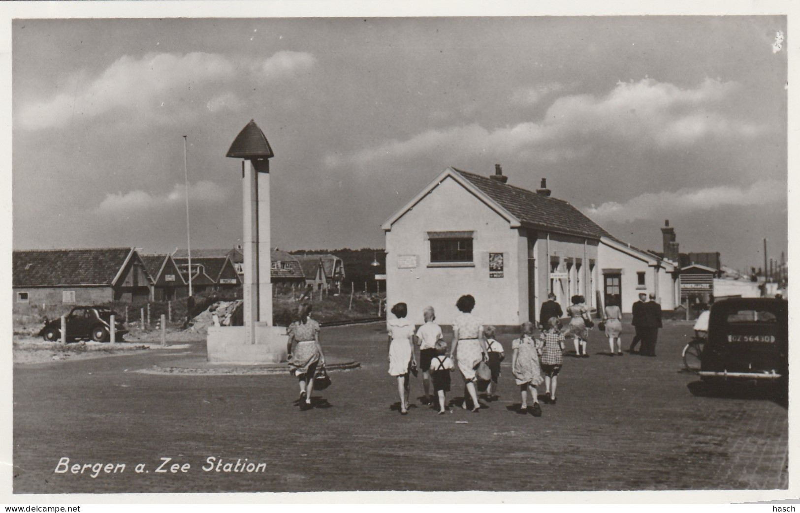 4934 80 Bergen Aan Zee, Station. (Kaart Uit Album)  - Andere & Zonder Classificatie