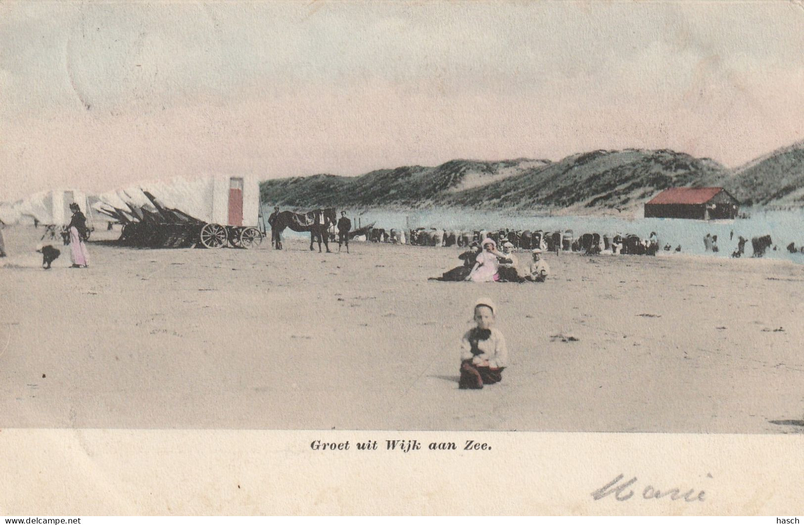 4934 66 Wijk Aan Zee, Groet Uit Wijk Aan Zee. 1905.  - Wijk Aan Zee