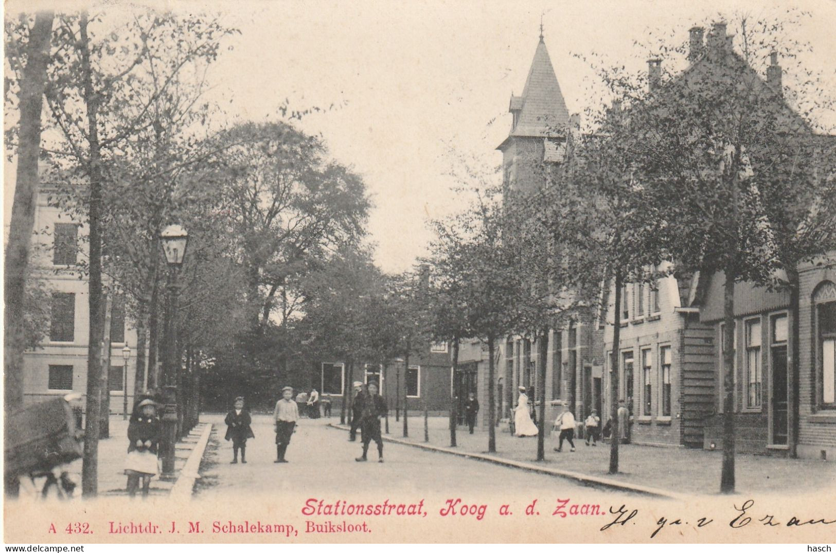 4934 31 Koog Aan De Zaan, Stationsstraat. 1904 ?.  - Zaanstreek