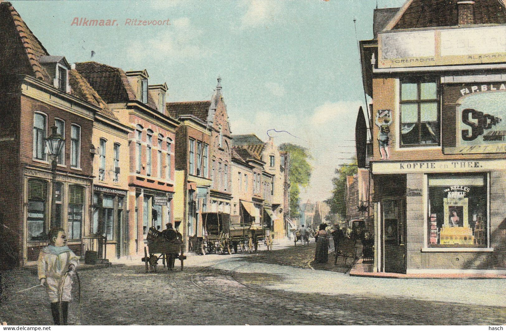 4934 22 Alkmaar, Ritzevoort. 1912. (Kleine Beschadiging Aan De Randen)  - Alkmaar