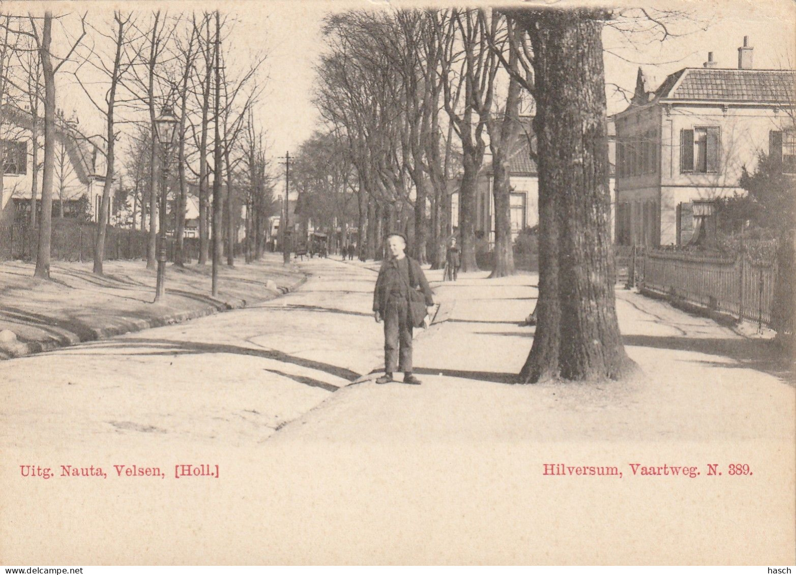 4934 2 Hilversum, Vaartweg. Rond 1900. (Kleine Beschadiging Bovenrand)  - Hilversum
