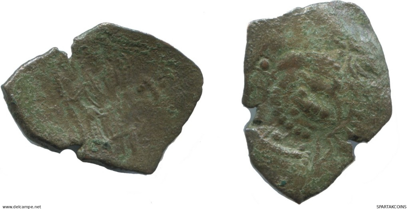 Auténtico Original Antiguo BYZANTINE IMPERIO Trachy Moneda 1.8g/25mm #AG667.4.E.A - Byzantinische Münzen