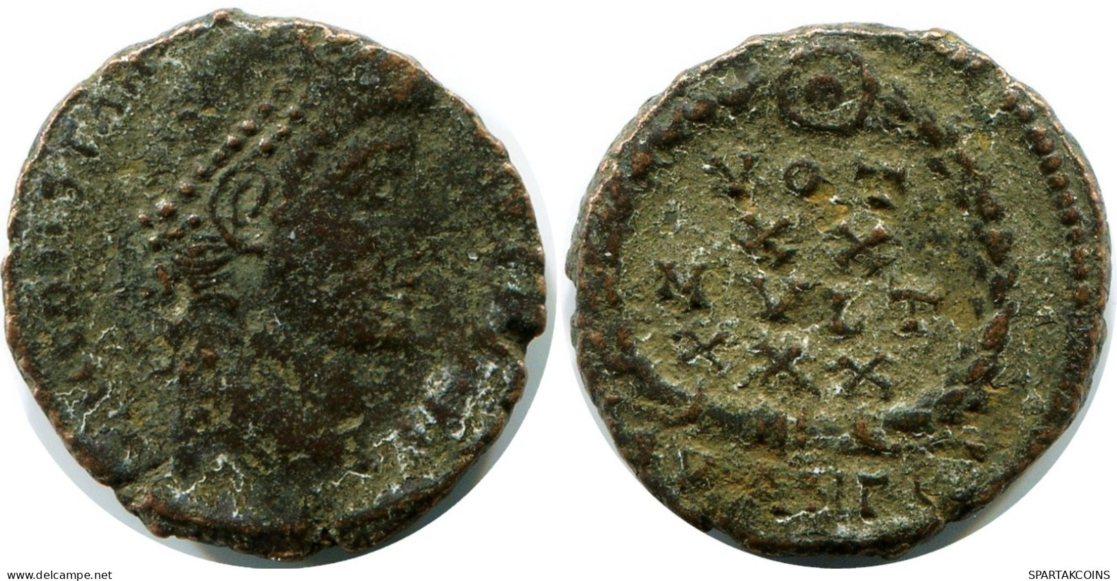 ROMAN Moneda MINTED IN ANTIOCH FOUND IN IHNASYAH HOARD EGYPT #ANC11300.14.E.A - The Christian Empire (307 AD Tot 363 AD)