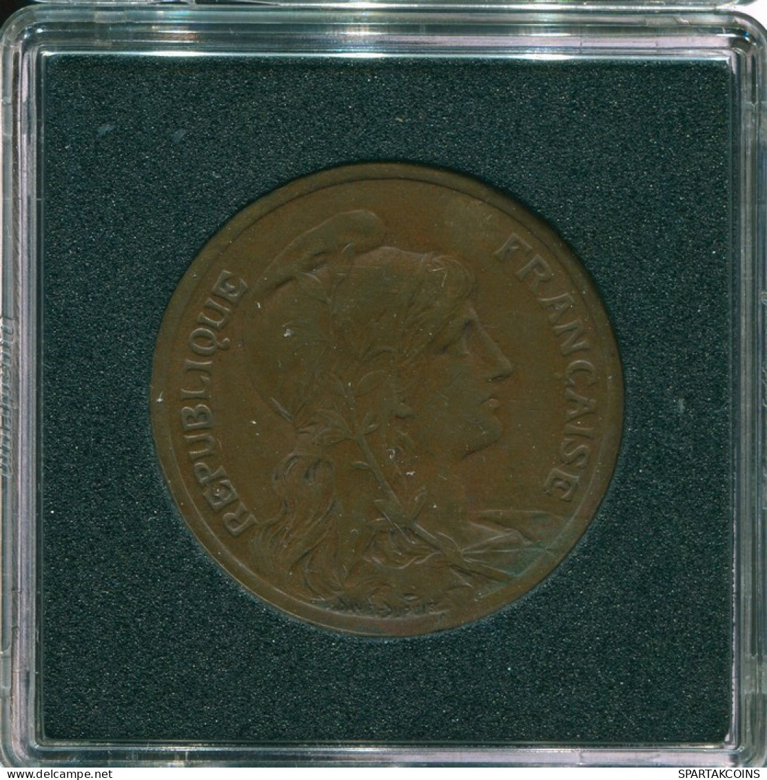 10 CENTIMES 1921 FRANCE Coin KEY DATE VF/XF #FR1062.39.U.A - 10 Centimes