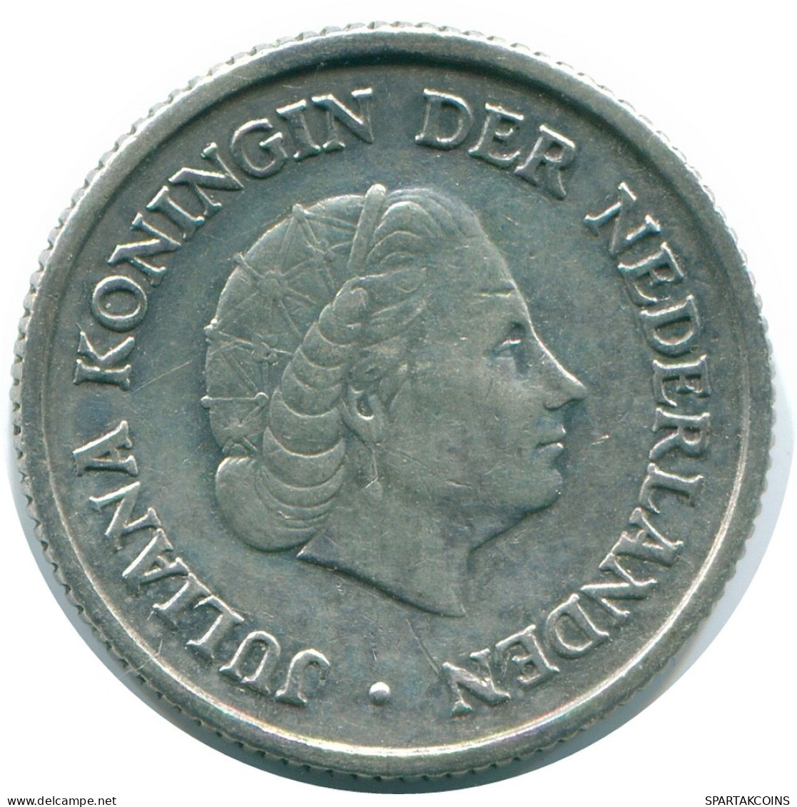 1/4 GULDEN 1957 NIEDERLÄNDISCHE ANTILLEN SILBER Koloniale Münze #NL10975.4.D.A - Antille Olandesi