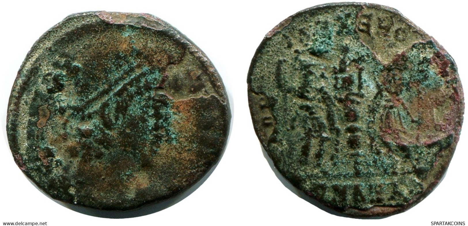 RÖMISCHE Münze MINTED IN ANTIOCH FROM THE ROYAL ONTARIO MUSEUM #ANC11273.14.D.A - El Impero Christiano (307 / 363)