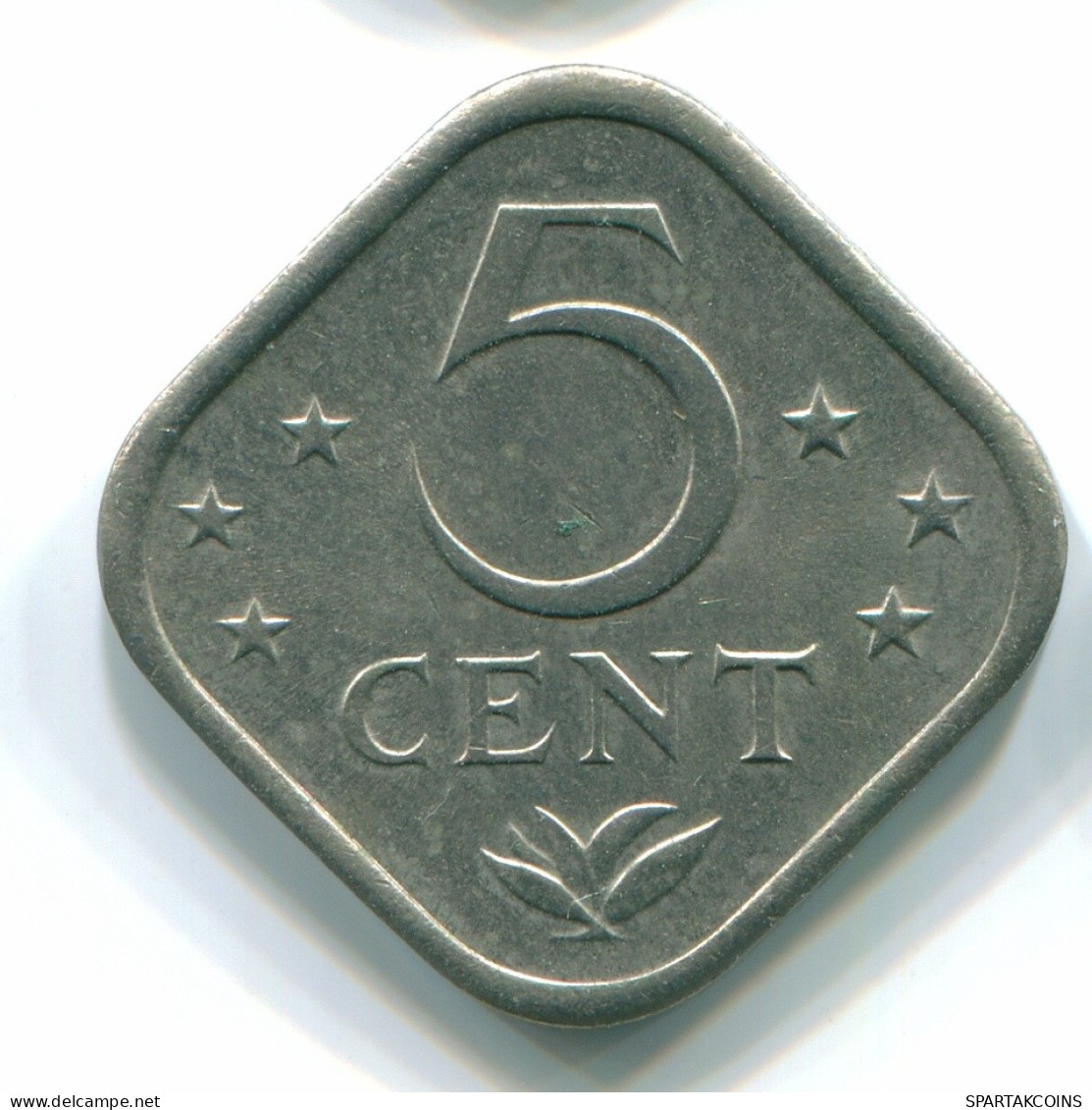 5 CENTS 1974 NIEDERLÄNDISCHE ANTILLEN Nickel Koloniale Münze #S12218.D.A - Antilles Néerlandaises