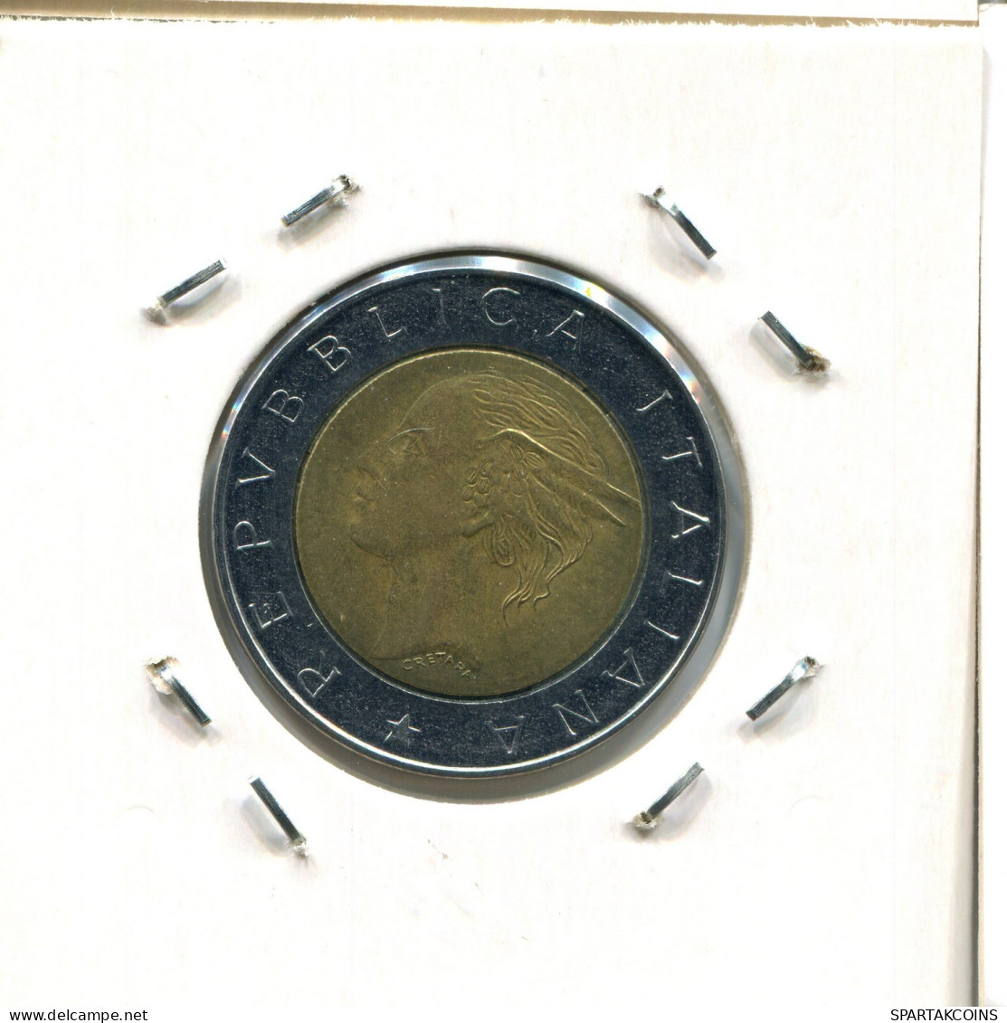 500 LIRE 1998 ITALIE ITALY Pièce BIMETALLIC #AY174.2.F.A - 500 Liras