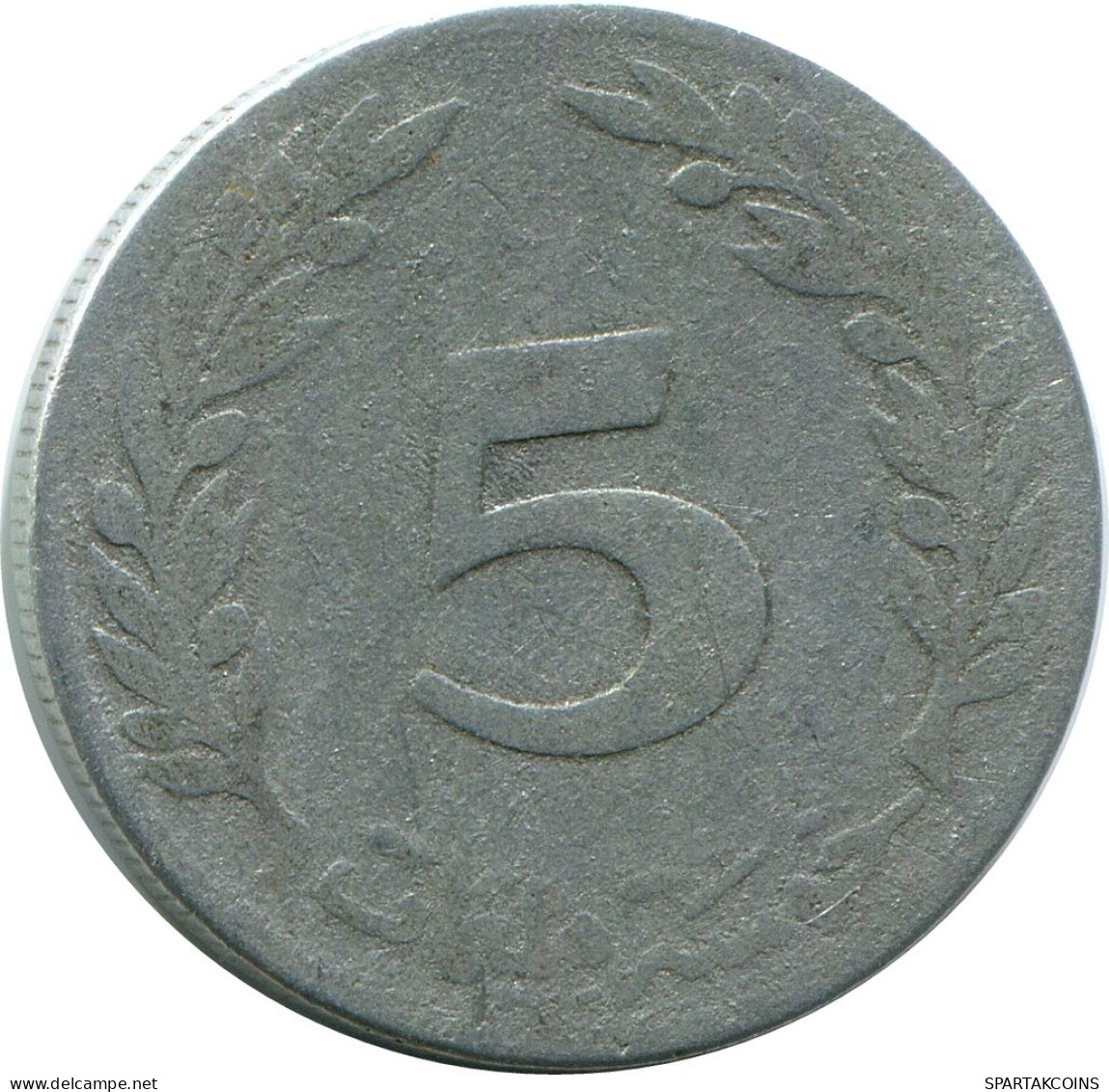 5 MILLIMES 1960 TUNESIEN TUNISIA Münze #AP236.D.A - Túnez
