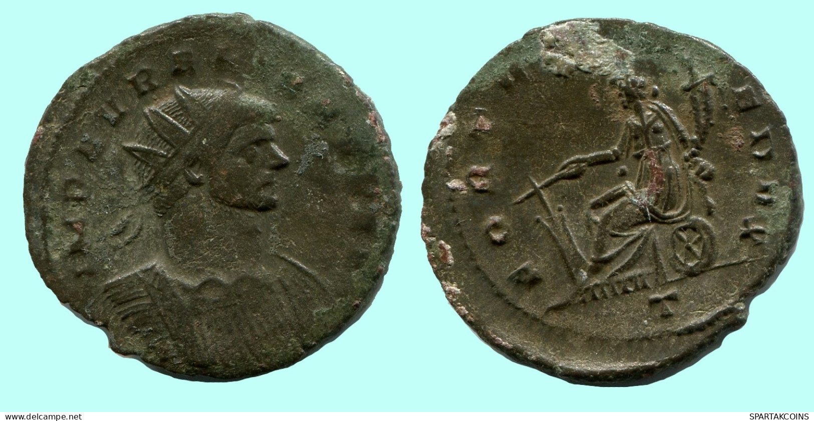 AURELIAN ANTONINIANUS 270-275 AD ROMAIN ANTIQUE EMPIRE Pièce #ANC12276.33.F.A - L'Anarchie Militaire (235 à 284)