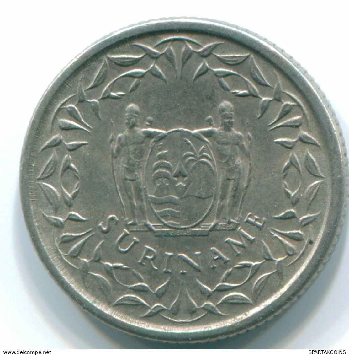10 CENTS 1974 SURINAM NIEDERLANDE Nickel Koloniale Münze #S13284.D.A - Suriname 1975 - ...
