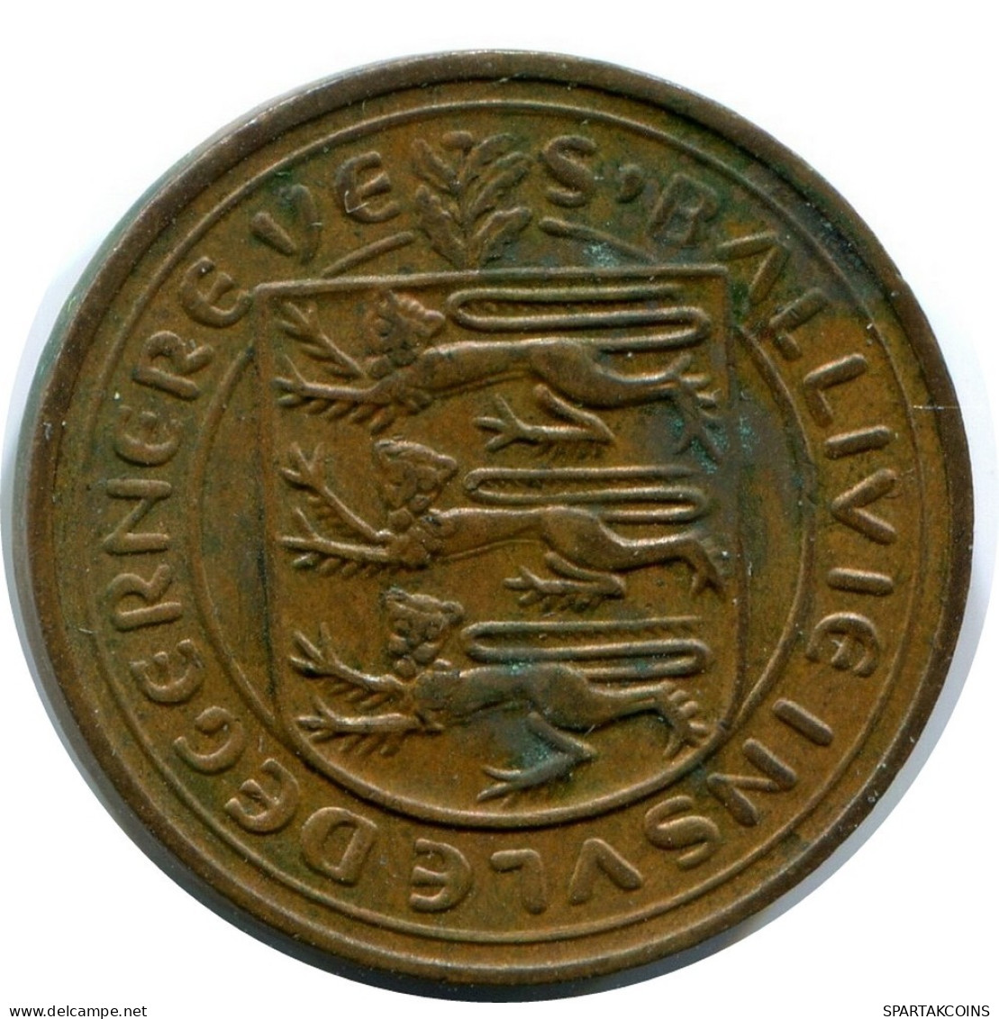 1 PENNY 1971 GUERNSEY Moneda #AX105.E.A - Guernesey