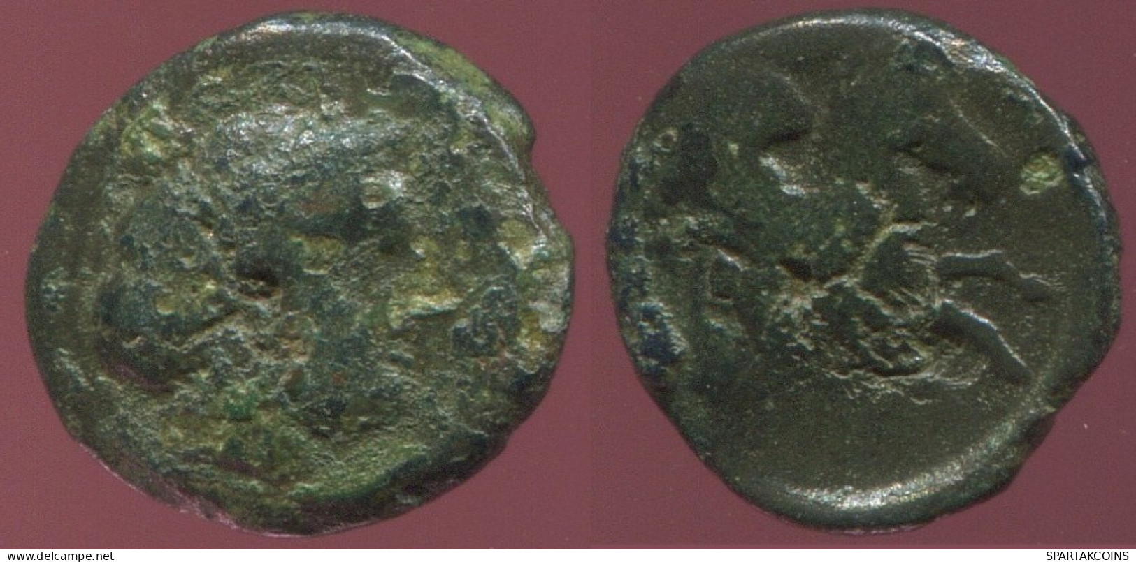 Antiguo Auténtico Original GRIEGO Moneda 1g/12mm #ANT1476.9.E.A - Griechische Münzen