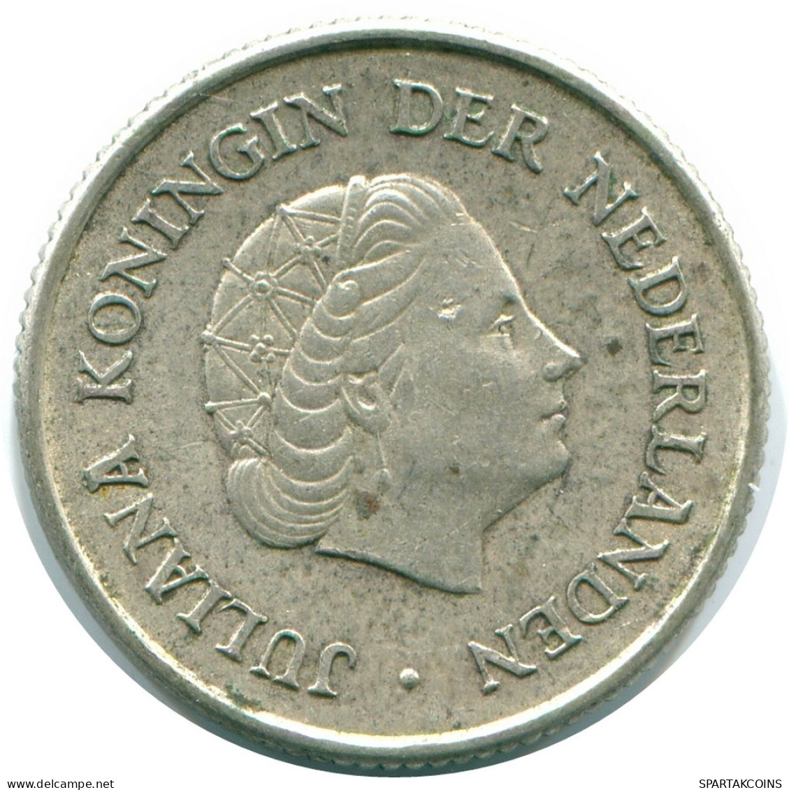 1/4 GULDEN 1962 NIEDERLÄNDISCHE ANTILLEN SILBER Koloniale Münze #NL11139.4.D.A - Antilles Néerlandaises