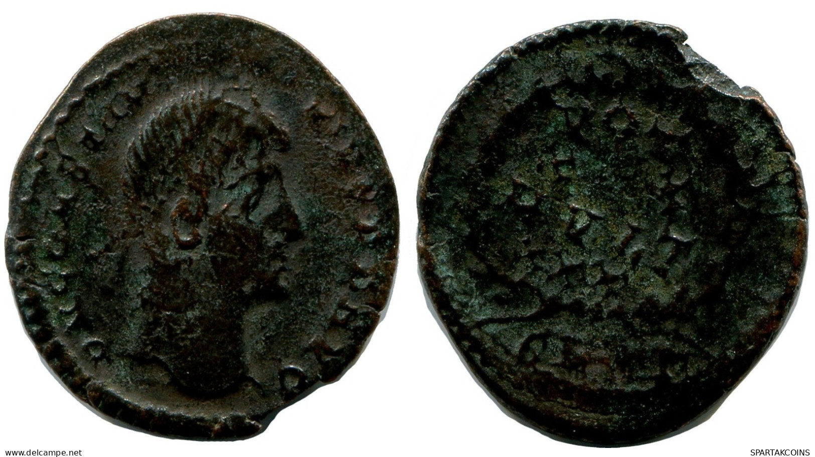 CONSTANTIUS II ALEKSANDRIA FROM THE ROYAL ONTARIO MUSEUM #ANC10229.14.F.A - El Imperio Christiano (307 / 363)