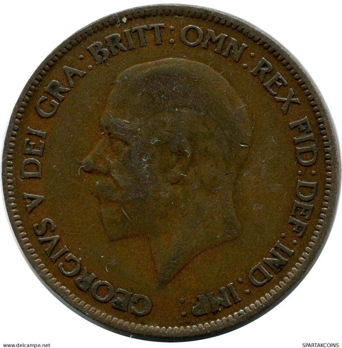 PENNY 1928 UK GROßBRITANNIEN GREAT BRITAIN Münze #AZ716.D.A - D. 1 Penny