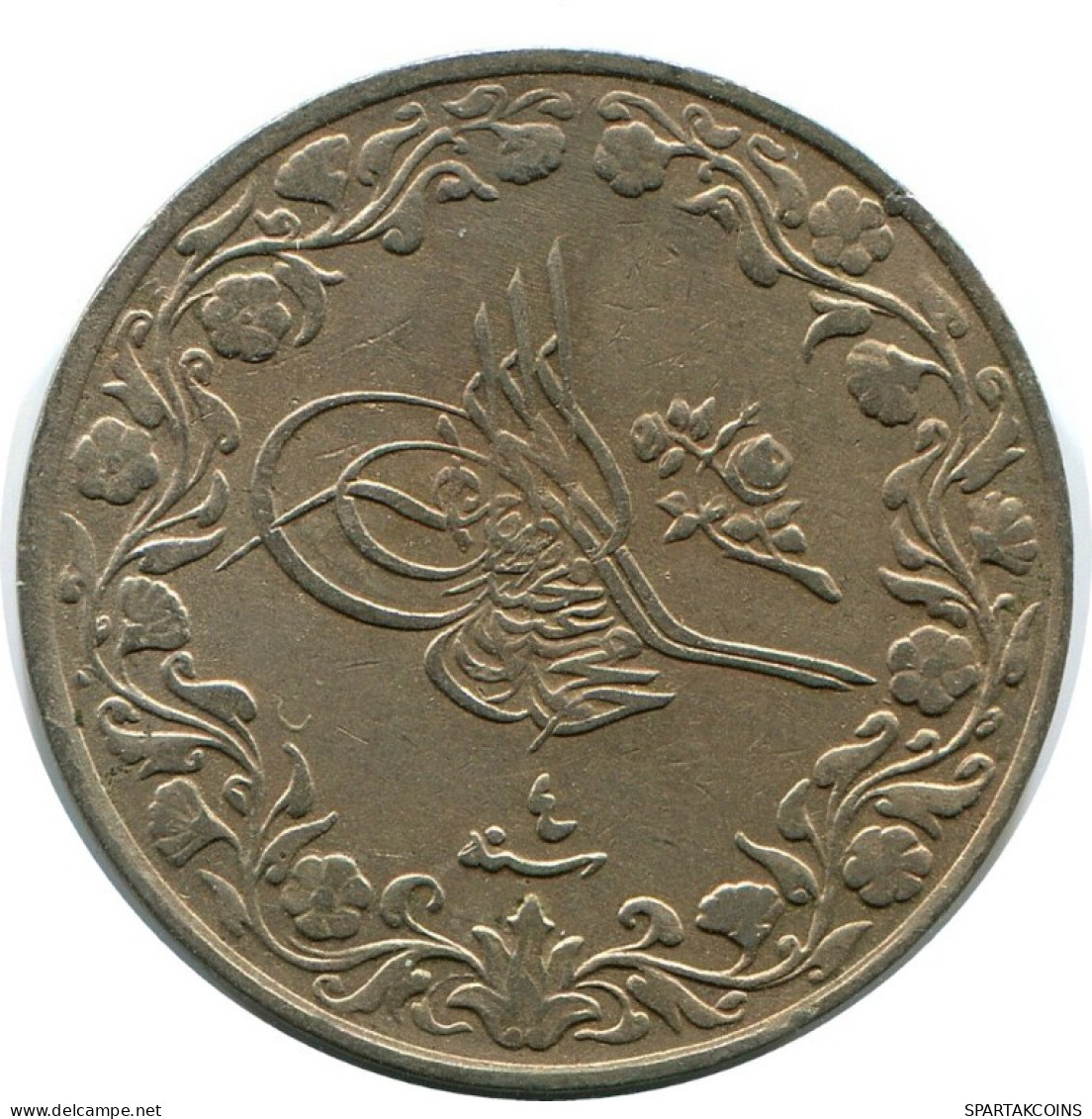 5/10 QIRSH 1911 EGIPTO EGYPT Islámico Moneda #AH282.10.E.A - Egipto