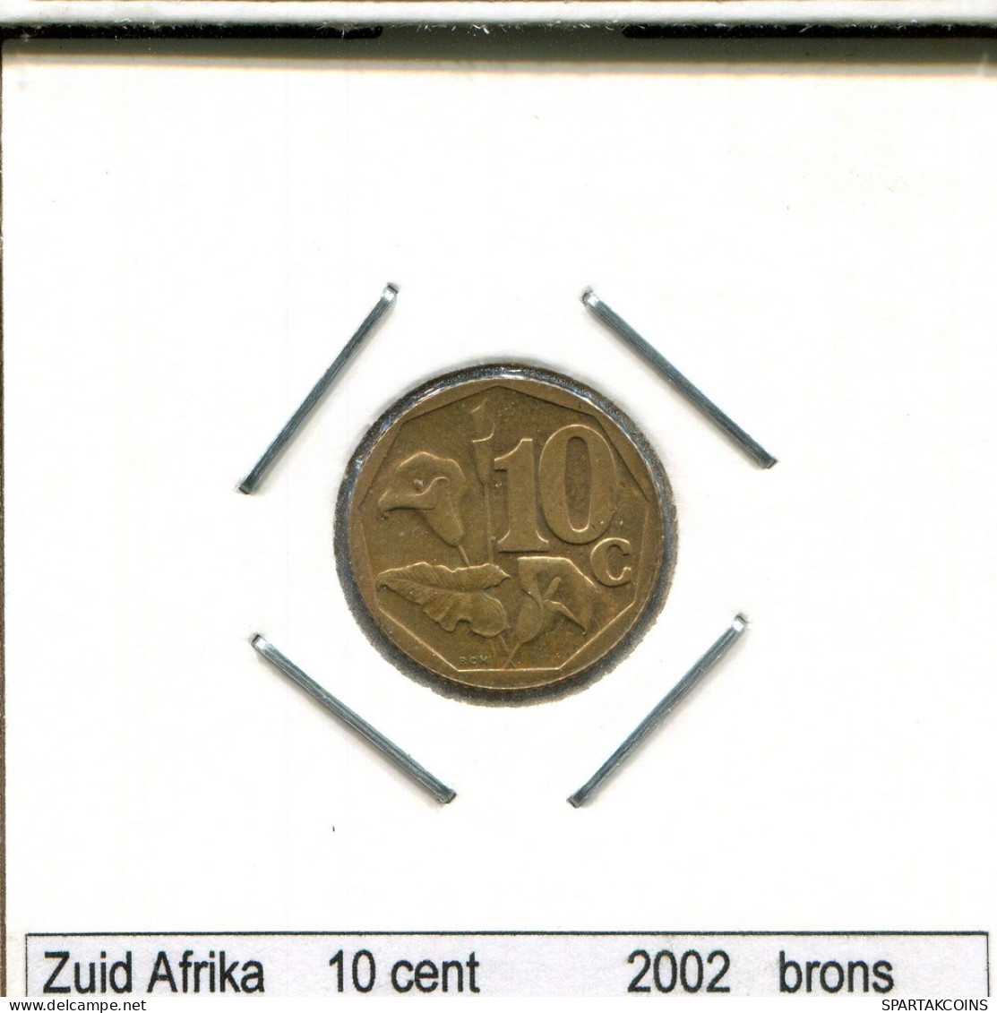 10 CENTS 2002 SÜDAFRIKA SOUTH AFRICA Münze #AS306.D.A - Sudáfrica