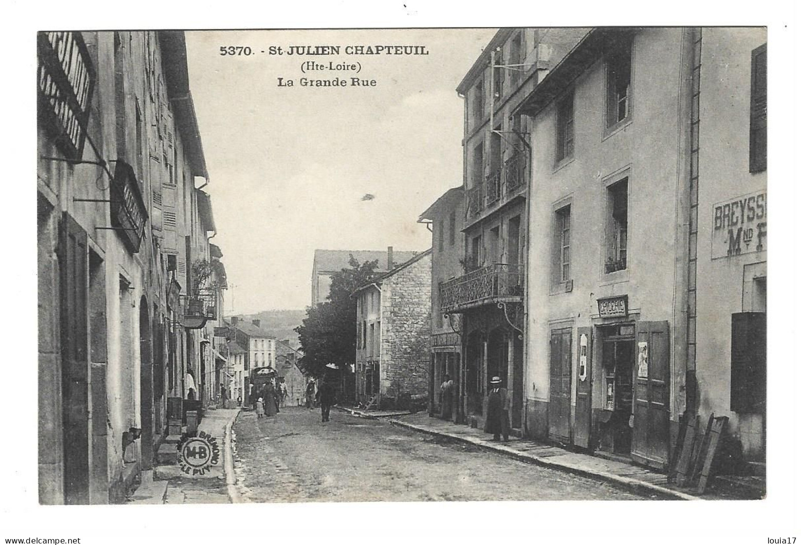 43 - St Julien Chapteuil - La Grande Rue - Sonstige & Ohne Zuordnung