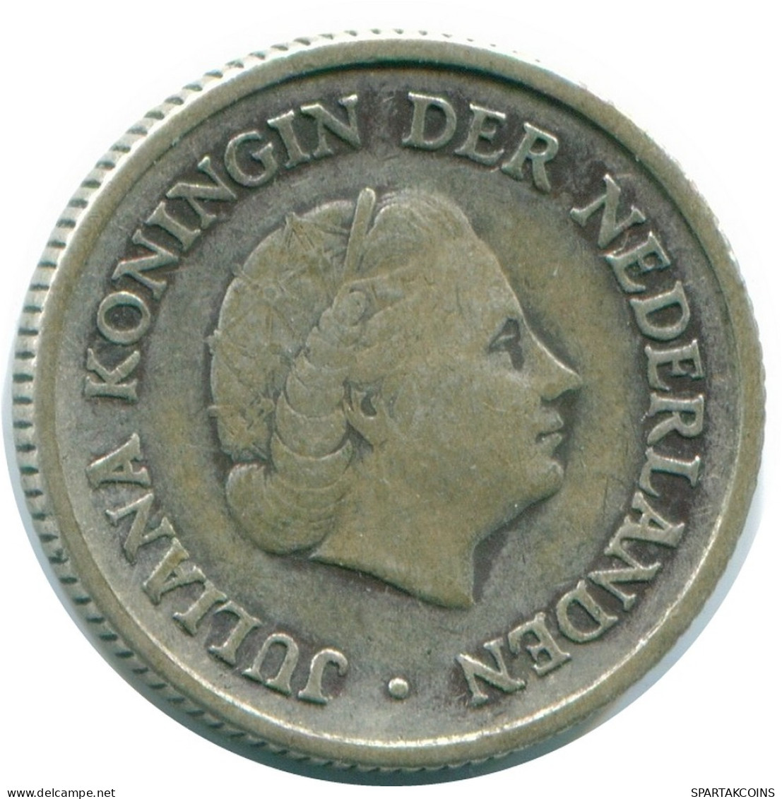 1/4 GULDEN 1956 NETHERLANDS ANTILLES SILVER Colonial Coin #NL10931.4.U.A - Antille Olandesi