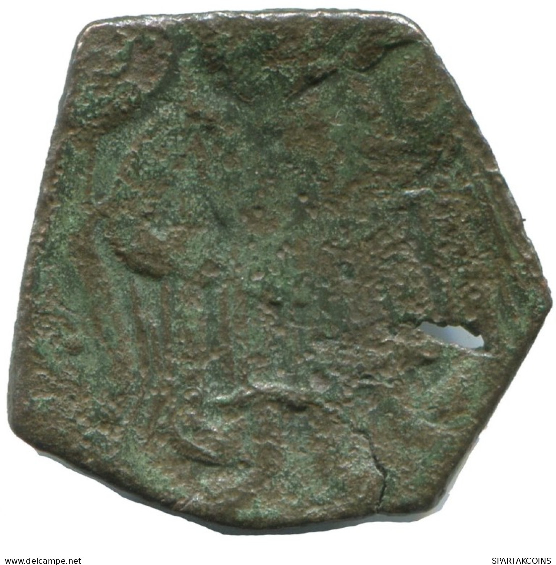 TRACHY BYZANTINISCHE Münze  EMPIRE Antike Authentisch Münze 1.3g/19mm #AG654.4.D.A - Bizantine