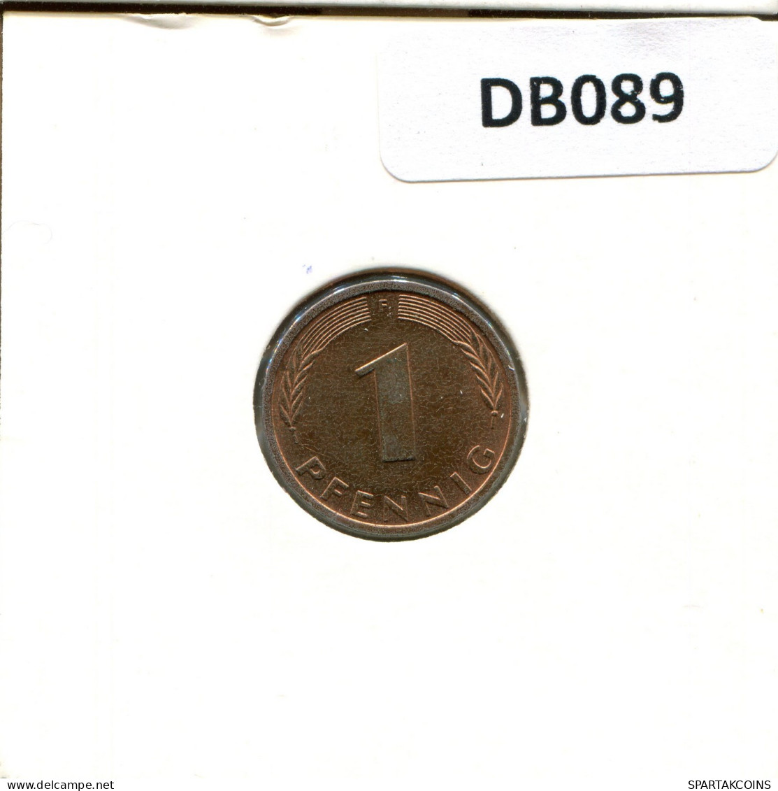 1 PFENNIG 1991 F WEST & UNIFIED GERMANY Coin #DB089.U.A - 1 Pfennig