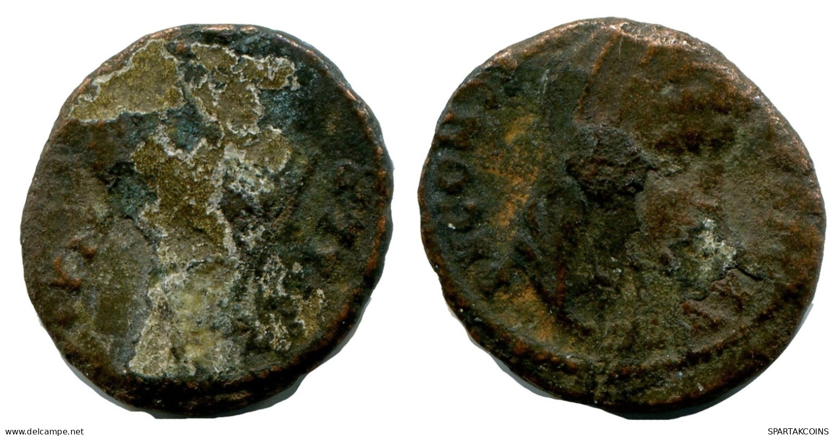 ROMAN Moneda MINTED IN ALEKSANDRIA FROM THE ROYAL ONTARIO MUSEUM #ANC10161.14.E.A - Der Christlischen Kaiser (307 / 363)