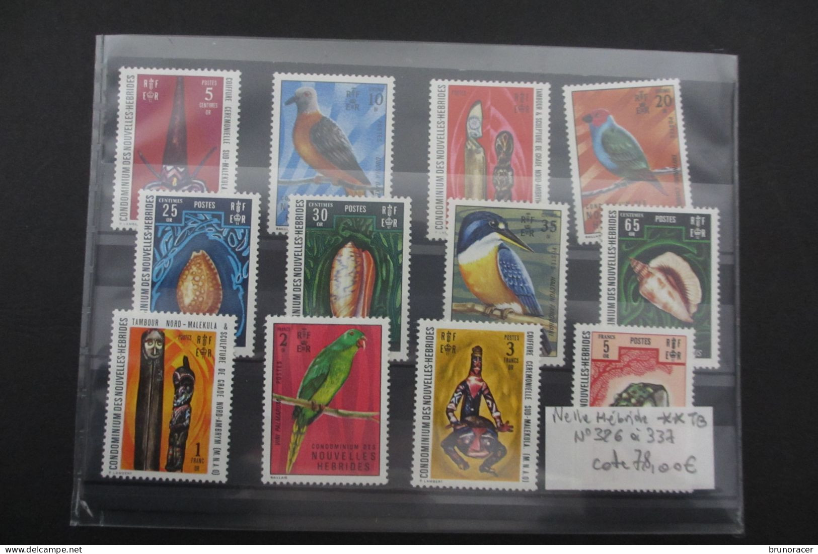 Nelle HEBRIDES N°326 à 337 NEUF** TB COTE 78 EUROS  VOIR SCANS - Unused Stamps