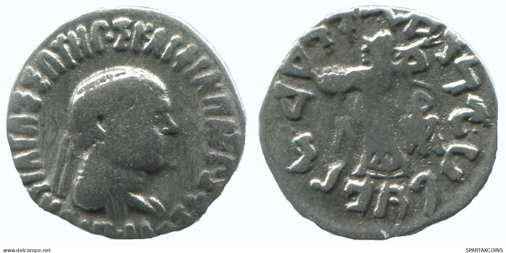 BAKTRIA APOLLODOTOS II SOTER PHILOPATOR MEGAS AR DRACHM 2.2g/18mm #AA308.40.F.A - Griechische Münzen