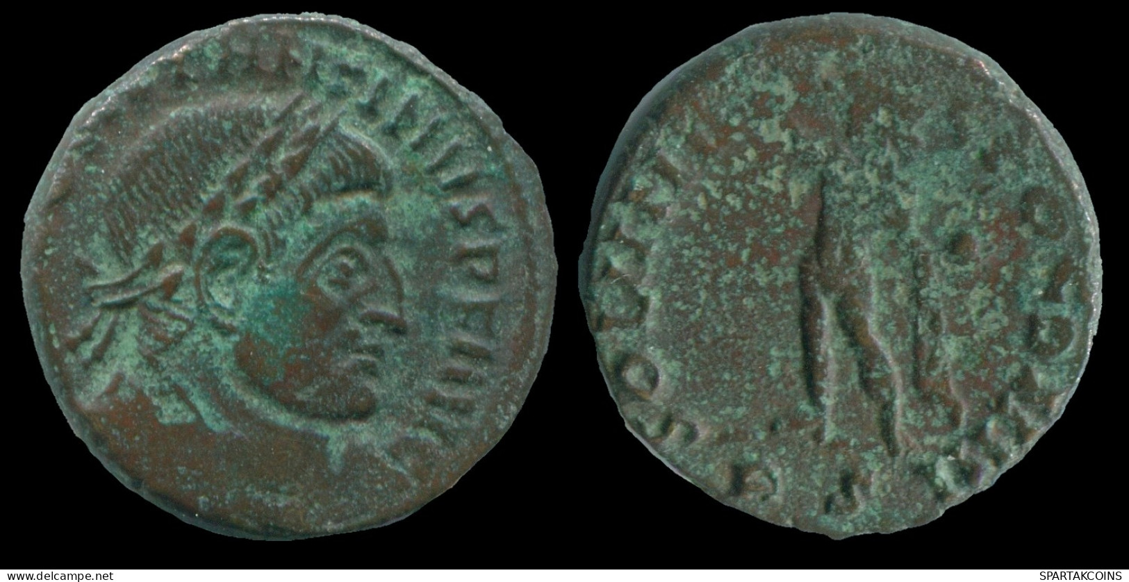 CONSTANTINE I SISCIA Mint ( S ) SOLI INVICTO COMITI SOL STANDING #ANC13230.18.E.A - El Imperio Christiano (307 / 363)