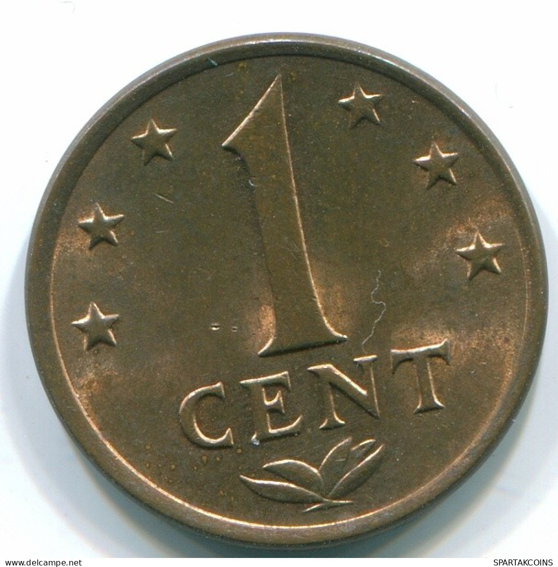 1 CENT 1976 ANTILLES NÉERLANDAISES Bronze Colonial Pièce #S10687.F.A - Netherlands Antilles
