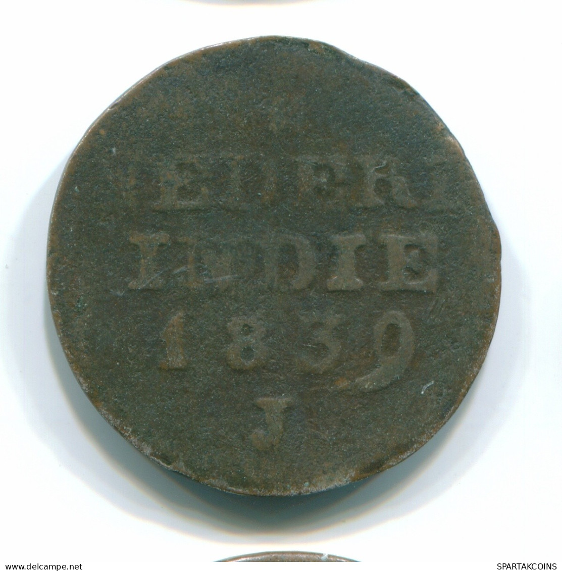 2 CENTS 1839 SUMATRA NIEDERLANDE OSTINDIEN Koloniale Münze #S11837.D.A - Indie Olandesi