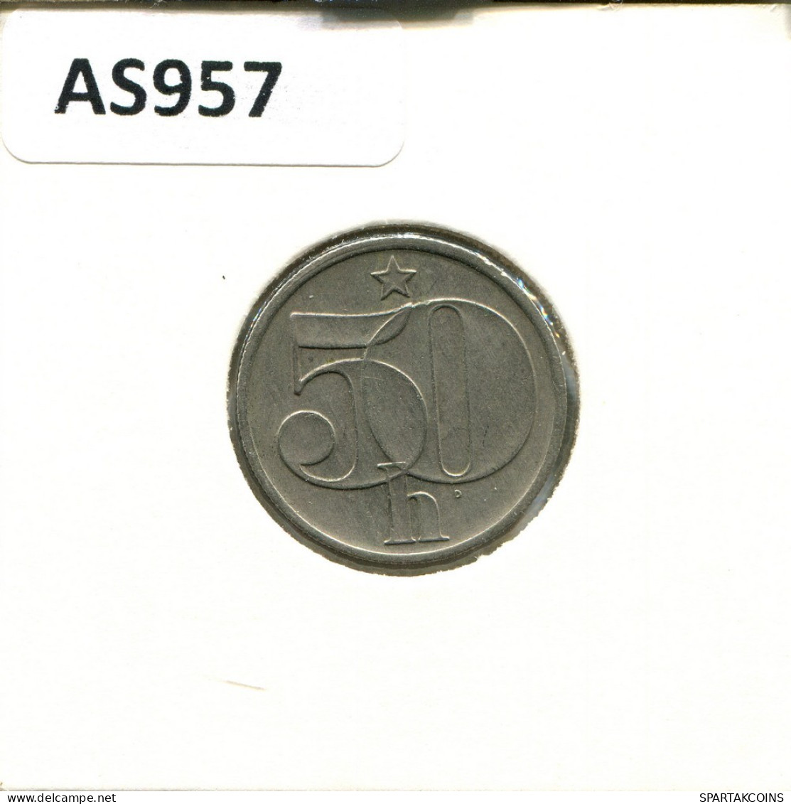 50 HALERU 1982 CZECHOSLOVAKIA Coin #AS957.U.A - Tschechoslowakei