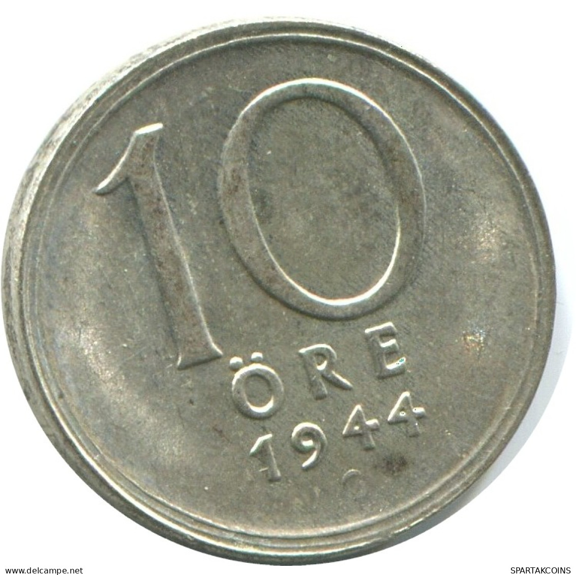 10 ORE 1944 SWEDEN SILVER Coin #AD101.2.U.A - Suecia