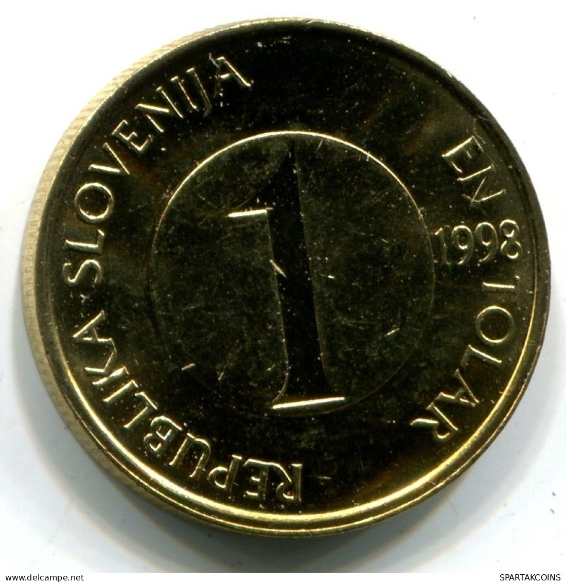 1 TOLAR 2001 ESLOVENIA SLOVENIA UNC Fish Moneda #W11280.E.A - Slovénie
