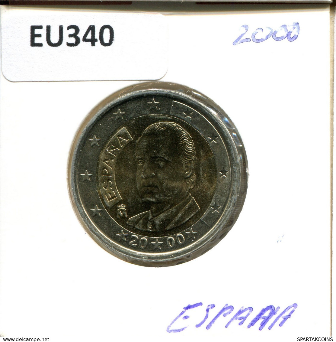 2 EURO 2000 SPAIN Coin #EU340.U.A - Spagna