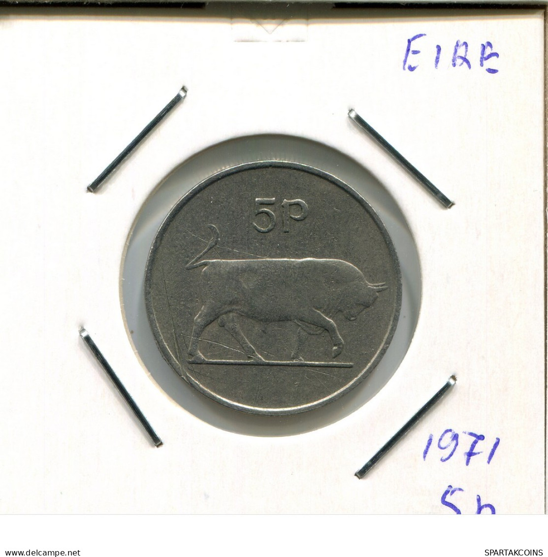 5 PENSE 1971 IRLANDA IRELAND Moneda #AR365.E.A - Irlanda