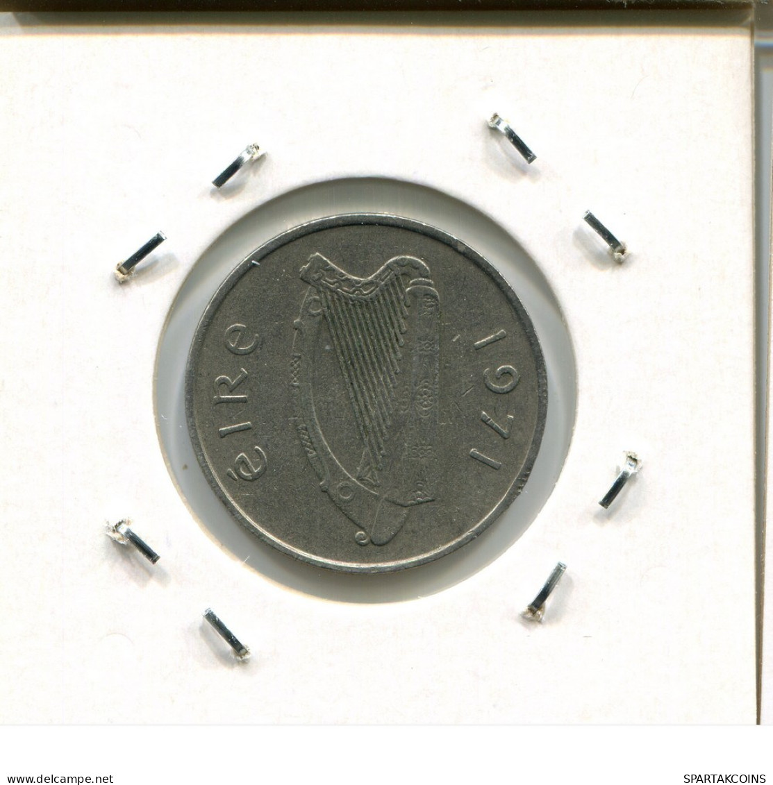 5 PENSE 1971 IRLANDA IRELAND Moneda #AR365.E.A - Irlanda