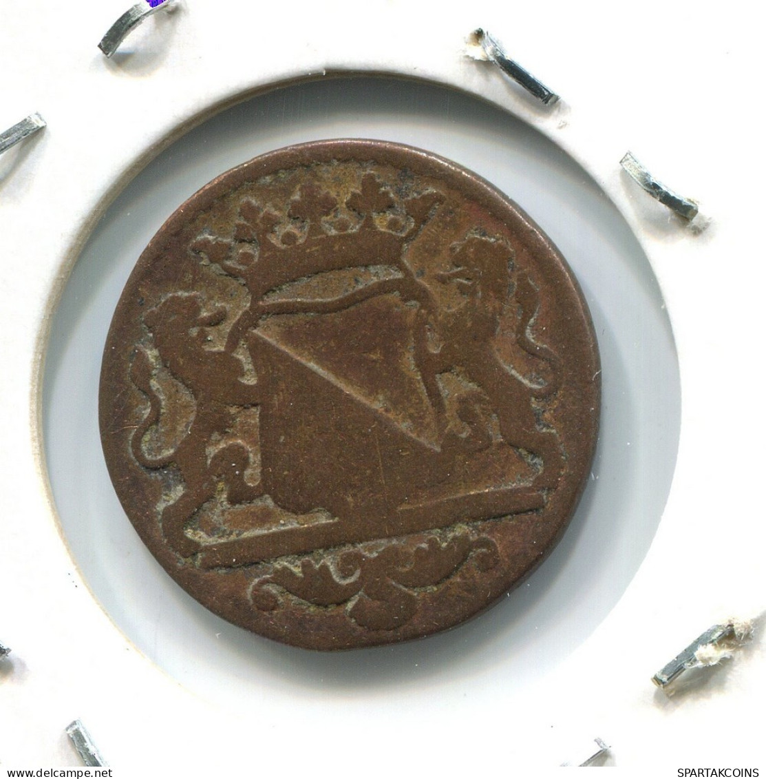 1781 UTRECHT VOC DUIT NEERLANDÉS NETHERLANDS Colonial Moneda #VOC1714.10.E.A - Indes Neerlandesas