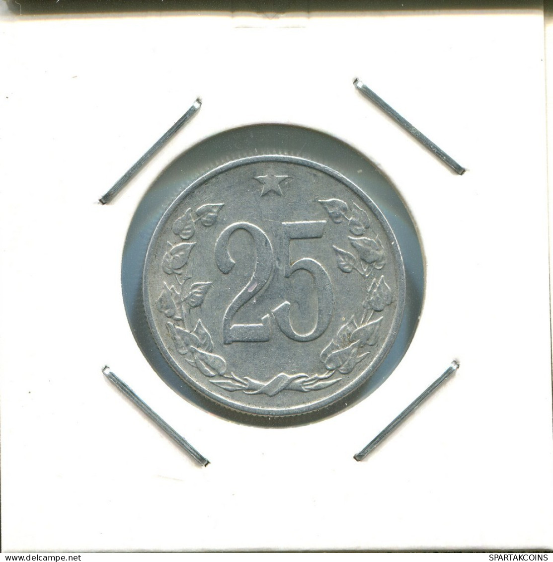 25 HALERU 1963 TCHÉCOSLOVAQUIE CZECHOSLOVAQUIE SLOVAKIA Pièce #AS523.F.A - Tchécoslovaquie