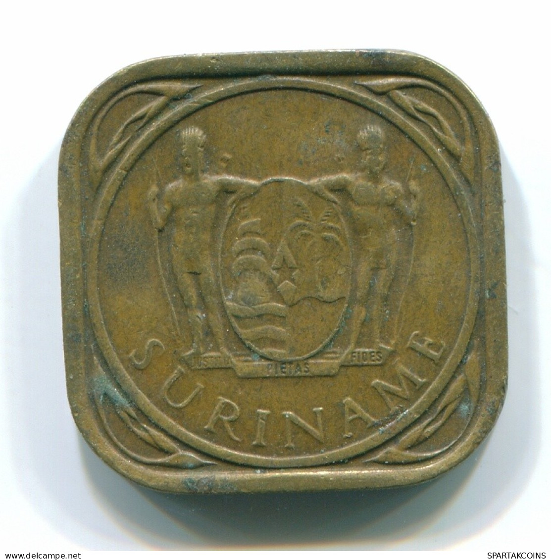5 CENTS 1972 SURINAM NIEDERLANDE Nickel-Brass Koloniale Münze #S13055.D.A - Suriname 1975 - ...