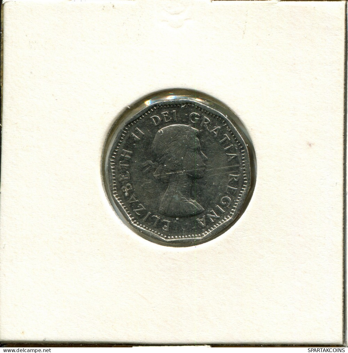 5 CENTS 1962 CANADA Moneda #AU172.E.A - Canada