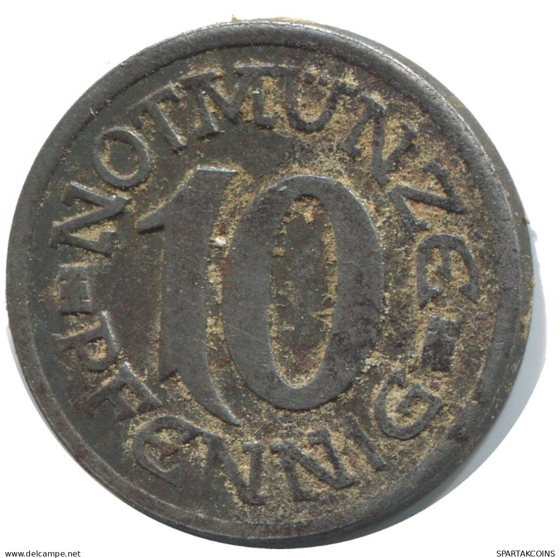 10 PFENNIG 1920 AACHEN STADT NOTGELD ALEMANIA Moneda GERMANY #AD592.9.E.A - 10 Rentenpfennig & 10 Reichspfennig