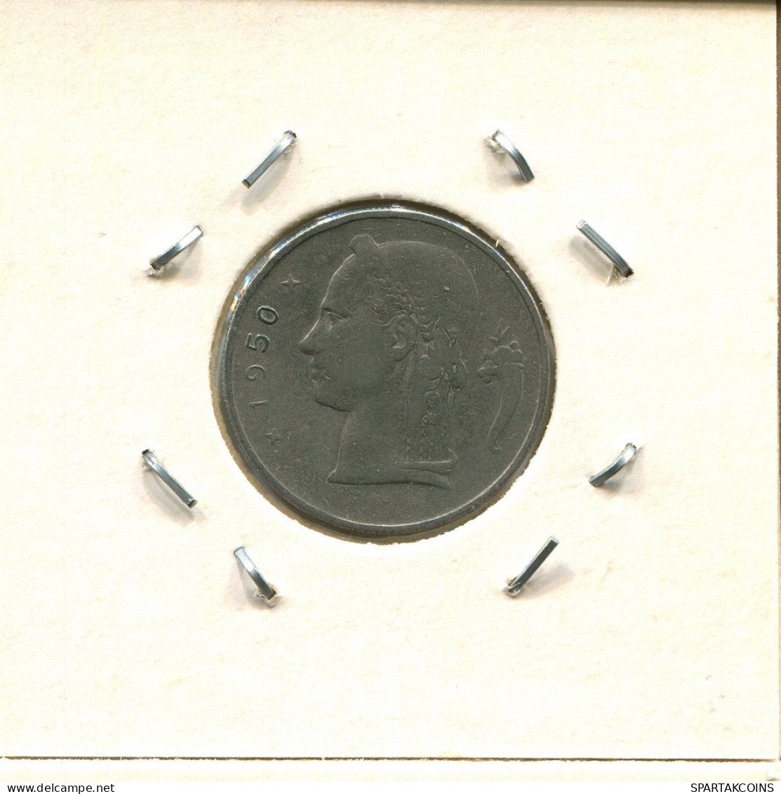 1 FRANC 1950 DUTCH Text BELGIQUE BELGIUM Pièce #BA483.F.A - 1 Franc